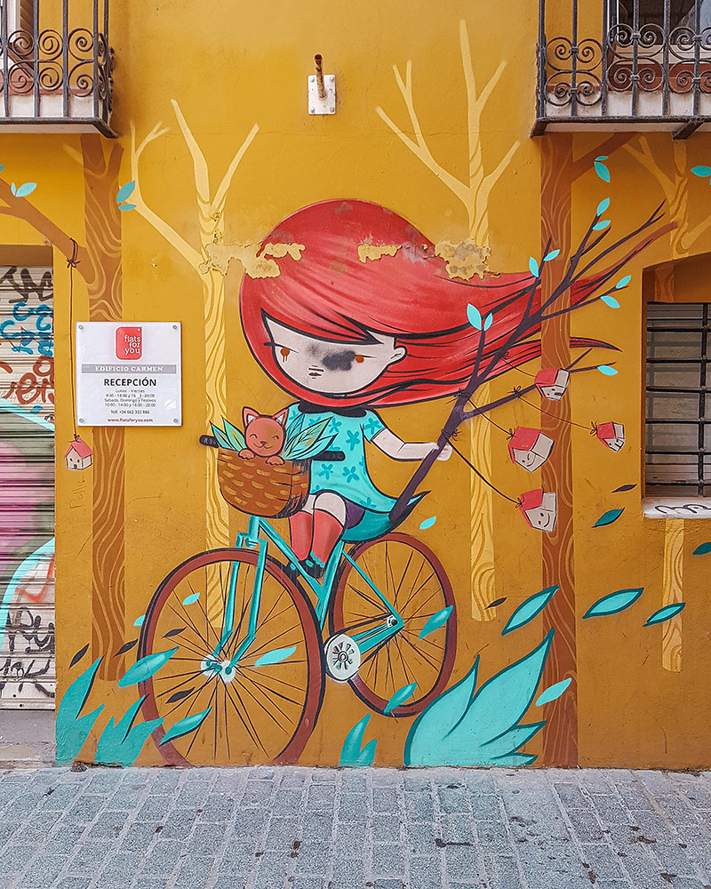 Qué ver en Valencia en 3 días, ruta de graffitis en el Carmen