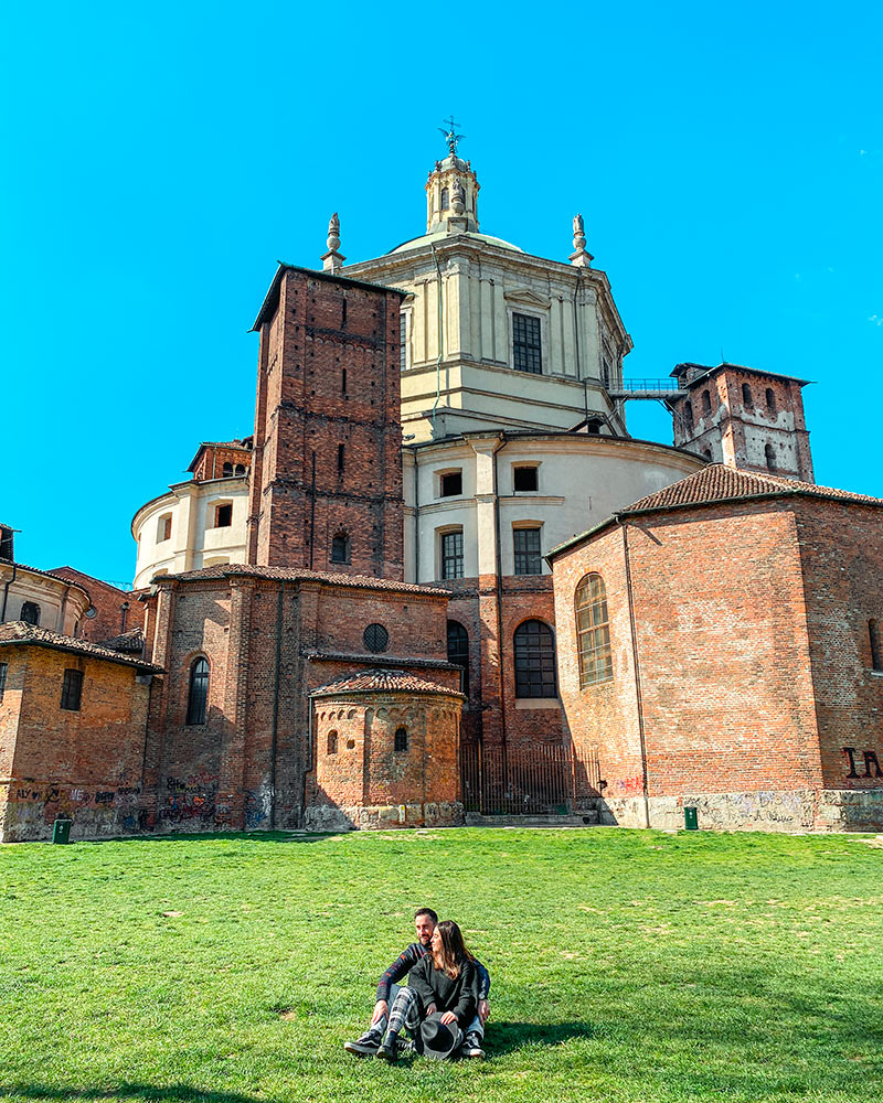Iglesia San Lorenzo Maggiore y Columnas de San Lorenzo, imprescindible que ver en Milán en 2 días