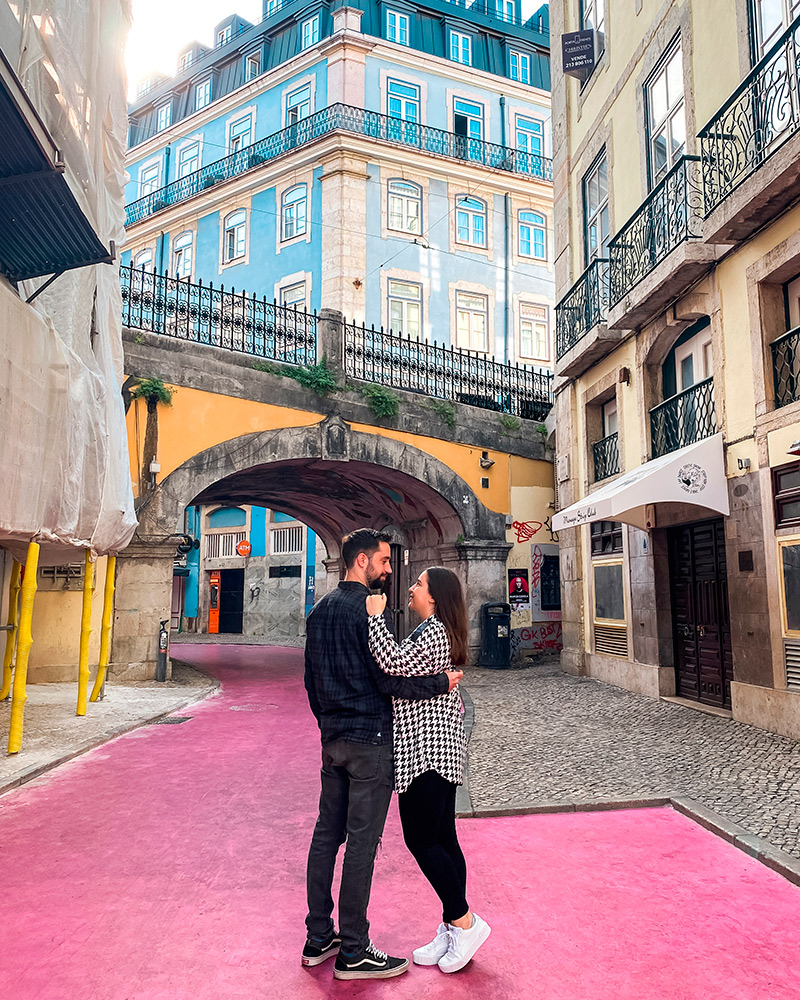 Pink street, la calle más intagrameable que ver en Lisboa en 3 días
