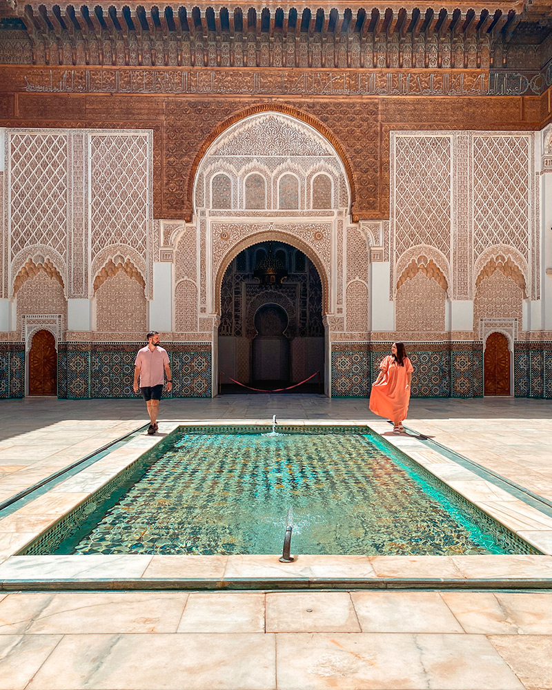 Madrasa Ben Youssef la mas bonita que ver y hacer en Marrakech