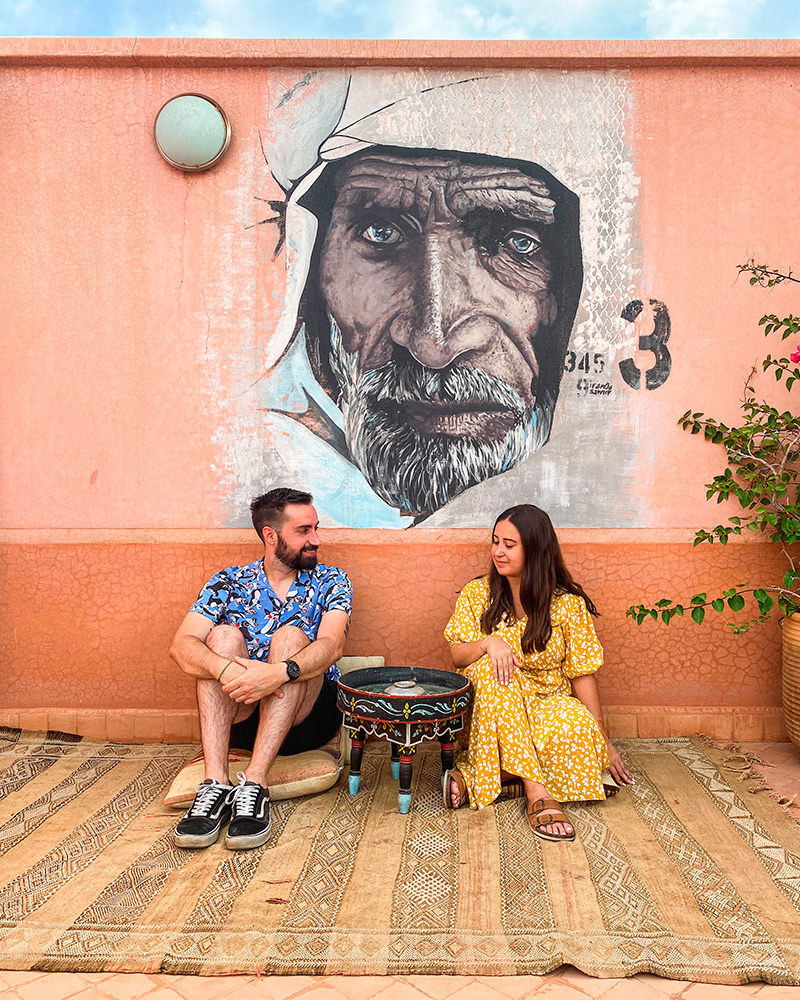Terraza Riad Mazaya, dónde alojarse en Marrakech