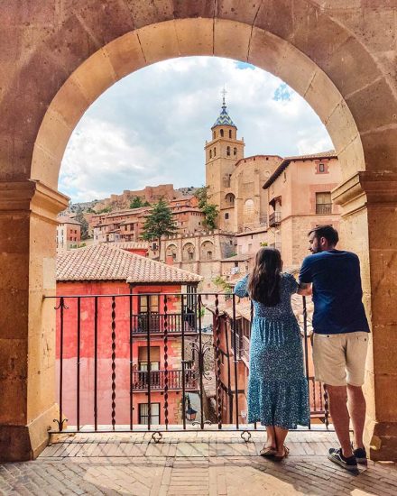 Mirador en la Plaza Mayor de Albarracín